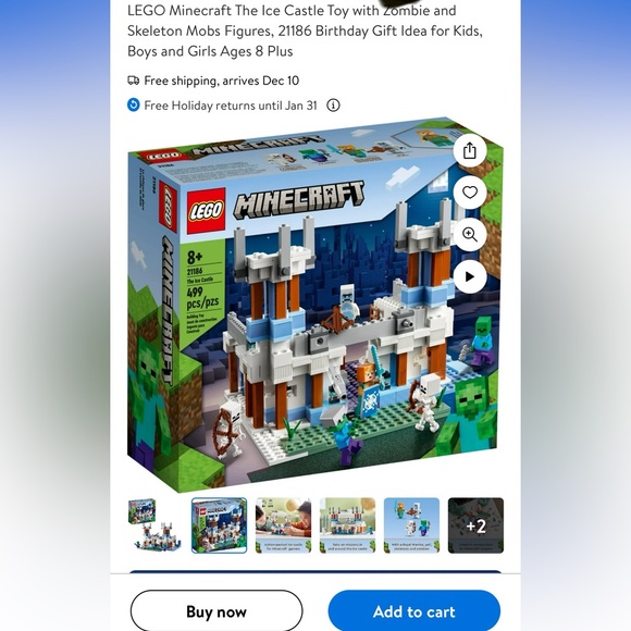 Lego Minecraft - The Ice Castle - Picture 2 of 7